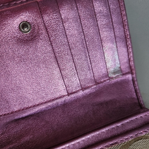 Coach Pink and Beige Women's Bag - Picture 9 of 11